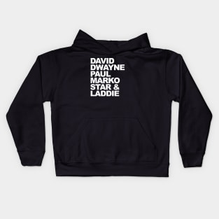 David, Dwayne, Paul, Marko, Star & Laddie - The Lost Boys Kids Hoodie